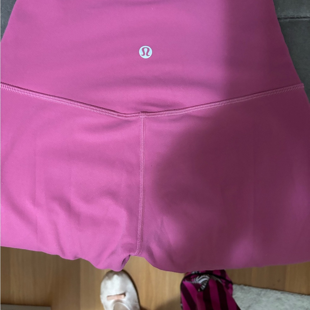Lululemon Cropped Leggings | Wunder Under Style | Pink | Size 4